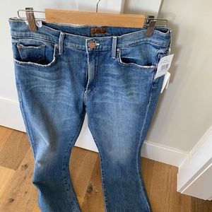 Mother insider step crop fray - scenic route size 31